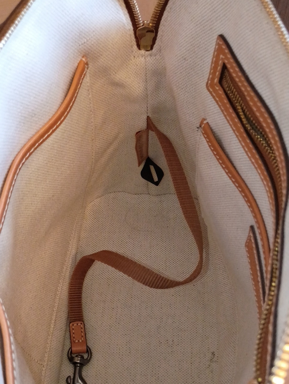 Dooney & Bourke Monogram Floral Hydrangea Zip Domed Satchel - Picture 14 of 17